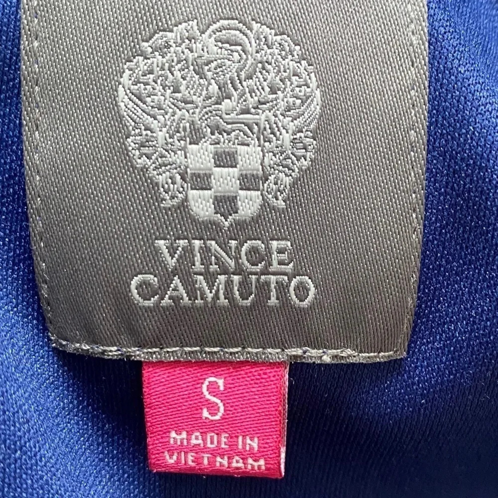 VINCE CAMUTO Blue Wide-Leg Halter Jumpsuit Size S - Picture 9 of 12